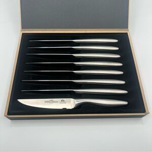 Chicago Cutlery 75 Aniv. Landmark 8 Stainless Steel Steak Knives w/Storage Case